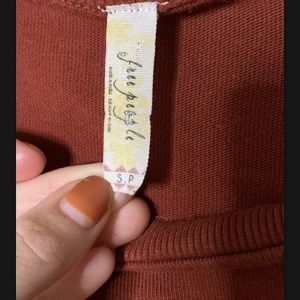 Free People Long Sleeve Crochet Top